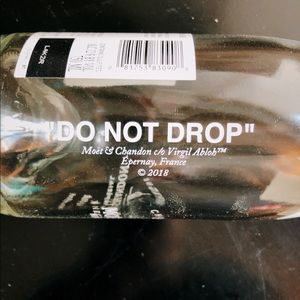 Virgil Abloh “DO NOT DROP” Moët Bottle